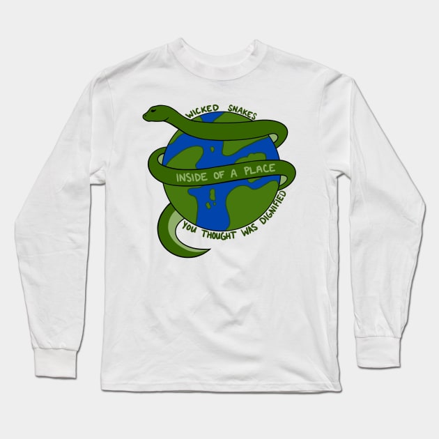 Vampire Weekend Snake Long Sleeve T-Shirt by alolxis